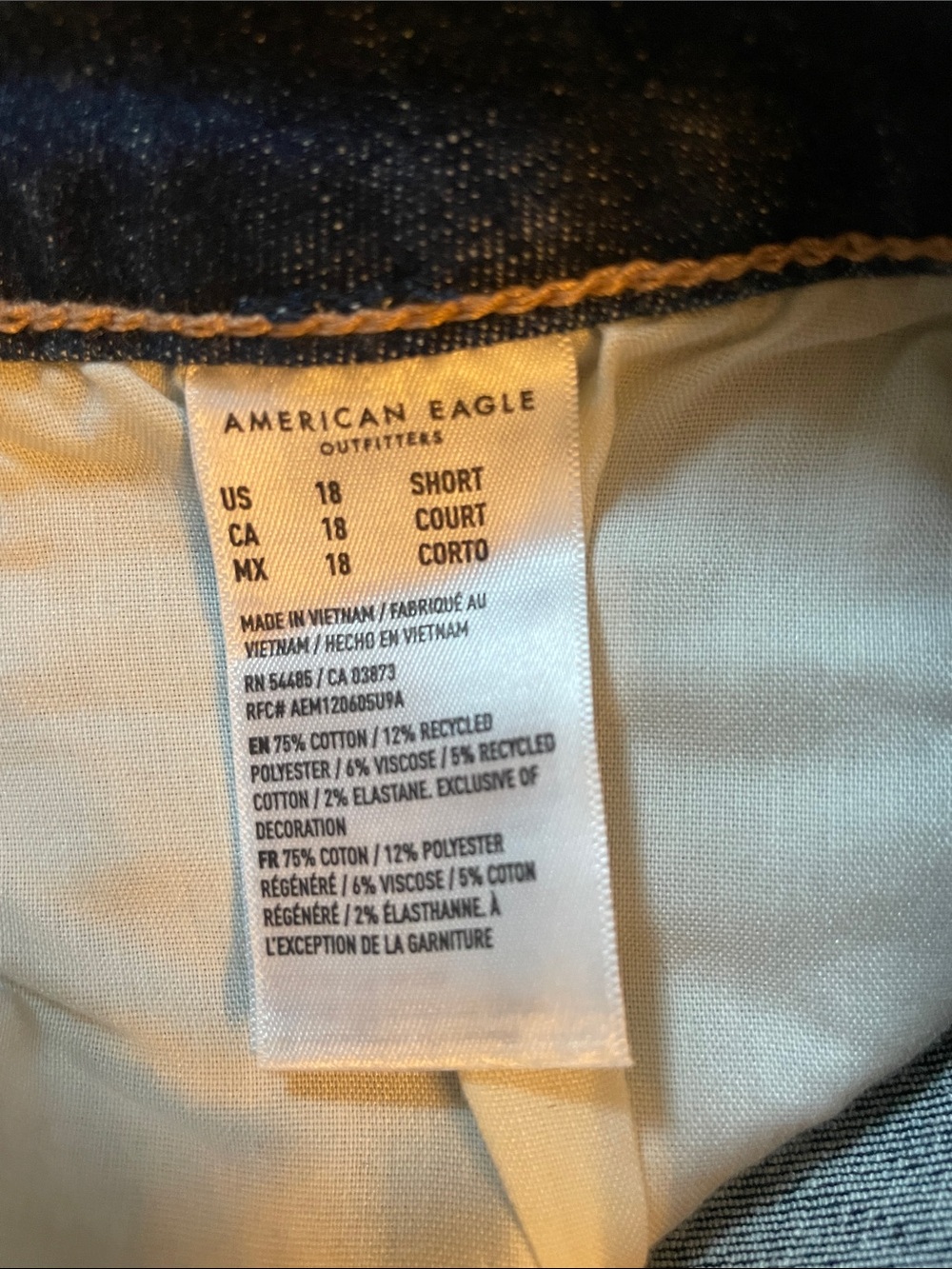 American Eagle Ripped High Rise Jegging - Picture 6 of 10